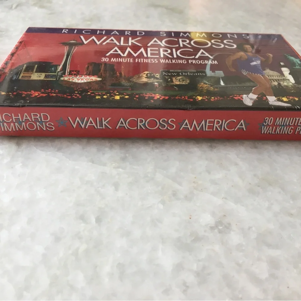Richard Simmons Walk Across America Fitness Program cassette - Picture 2 of 16